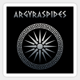 Argyraspides Silver Shields Elite Hellenic Warrior Magnet